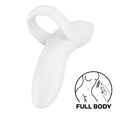 Satisfyer Bold Lover Finger Vibrator for precise stimulation and intuitive operation in a sleek design.