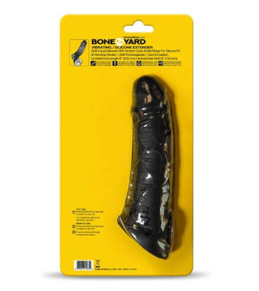BONEYARD VIBRATING EXTENDER BLACK-0