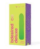 Bdesired Infinite Deluxe Paradise Vibrator Green packaging with vibrant colors and design.