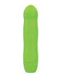 Bdesired Infinite Deluxe Paradise Vibrator Green in seductive green silicone, featuring a sleek design for G-spot and clitoral stimulation.