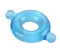 Blue Spartacus Elastomer Cock Ring, stretchy and double-wide, latex-free for enhanced pleasure and comfort.