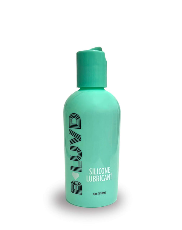 B-Luvd Silicone Lubricant 4oz bottle by Little Genie, premium lubricant for long-lasting glide and intimacy.