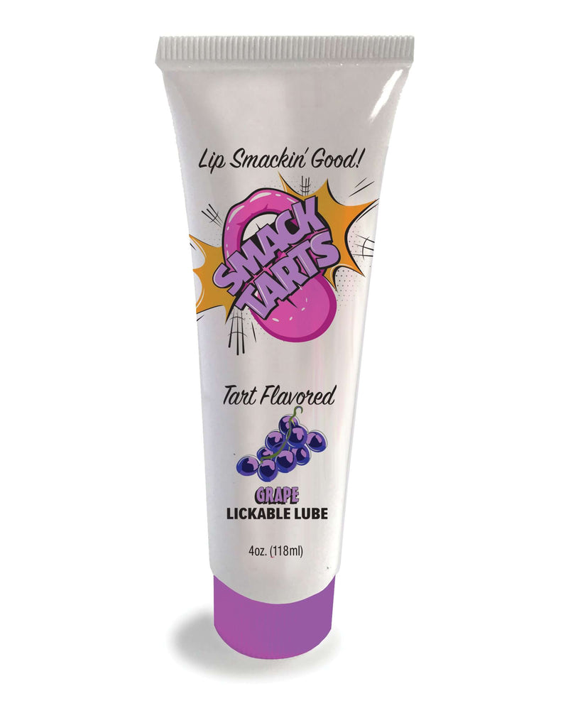 SMACK TARTS Lickable Lube – Sour Grape Flavor, 4 Oz
