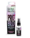 ProBlo Deep Throat Spray Bubblegum with box, oral desensitizer for smoother experience, 1 oz bottle.