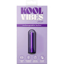 Kool Vibes Rechargeable Mini Bullet Vibrator - Grape in Packaging with 10 Vibration Modes