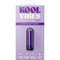 Kool Vibes Rechargeable Mini Bullet Vibrator - Grape in Packaging with 10 Vibration Modes