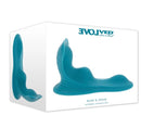 Bump N Grind Silicone Triple Bump Grinding Pad Blue packaging design showcasing the luxurious vibrating sensory pad.