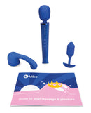 b-Vibe 10 Piece Anal Massage and Education Set, featuring massager, plugs, and guide for anal play.