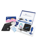 b-Vibe 10 Piece Anal Massage and Education Set featuring pleasure tools and educational guide.