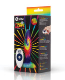 b-Vibe Peace and Love Tie-Dye Rimming Plug Special Edition package showcasing a vibrant tie-dye design.