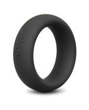 b-Vibe Snug Ring 40 mm Stretch Silicone Cock Ring Black, premium silicone, comfortable fit.