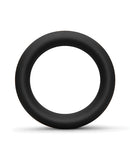 b-Vibe Snug Ring 45 mm Stretch Silicone Cock Ring Black, premium body-safe silicone for enhanced performance.