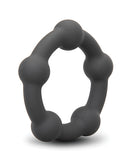 b-Vibe Snug Ring Orbit Nubby Silicone Cock Ring features a textured surface for enhanced pleasure and firmer erections.
