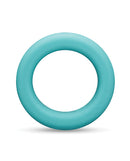 b-Vibe Flex Band 30 mm Super Soft Silicone Cock Ring in vibrant blue silicone material.