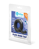 b-Vibe Flex Ring Tap Super Soft Silicone Cock Ring packaging showing premium silicone and ergonomic design.