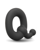 b-Vibe Flex Ring Tap Super Soft Silicone Cock Ring in sleek black silicone design for enhanced comfort and performance.