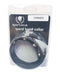 Premium Spartacus SM Collar in packaging with "Owned" label, crafted from oil-tanned leather for BDSM enthusiasts.