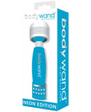 XGen Bodywand Neon Mini Massager Neon Blue packaging with vibrant neon blue design.