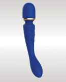 XGen Bodywand Luxe 2 Way Wand Head Massager Blue with classic and G-spot stimulation features.