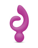 Bodywand Triple Play Threeplay Pro Wand Massager in vibrant pink, designed for multi-point stimulation.