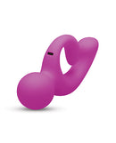 Bodywand Triple Play Threeplay Pro Wand Massager in vibrant pink, designed for multi-point stimulation.