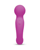 Bodywand Triple Play Threeplay Pro Wand Massager in vibrant pink color, designed for multi-point stimulation.