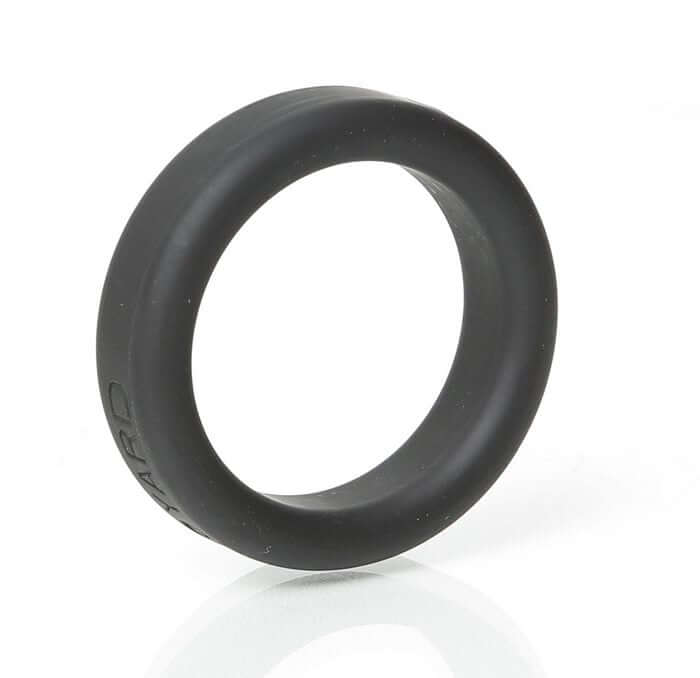Boneyard Silicone Ring 35mm Black - Durable, Stretchable, Medical Grade Silicone Men's Toy