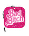 Air Freshener with "Bad Bitch" in bold pink letters on a glittery pink background.