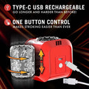 M For Men SlamBox Red with powerful stroking modes, 360° rotation, Type-C USB rechargeable, and easy one-button control.