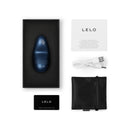 Lelo Nea 3 Rechargeable Clitoral Vibrator Alien Blue in elegant packaging with accessories.