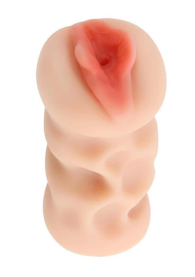 Beige Brooklyn Gray Pocket Pussy Stroker with lifelike texture and design for a realistic experience.
