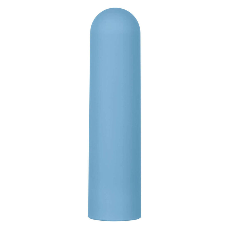 Turbo Buzz™ Rounded Bullet - Blue, discreet and powerful 10-function vibrator for portable and intimate use.