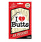 "I Love Butts air freshener with fresh apple scent by Wood Rocket"