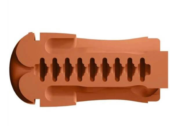 MAXTASY VIBRATION SLEEVE REALISTICN CARAMEL REPLACEMENT-1