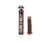 Clone-A-Willy Deep Skin Tone Vibrating Silicone Dildo Kit with finished product beside the packaging tube.