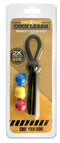 Boneyard Single Slide Cock Leash 2X Stretch Silicone Cock Tie with adjustable silicone rings in packaging.