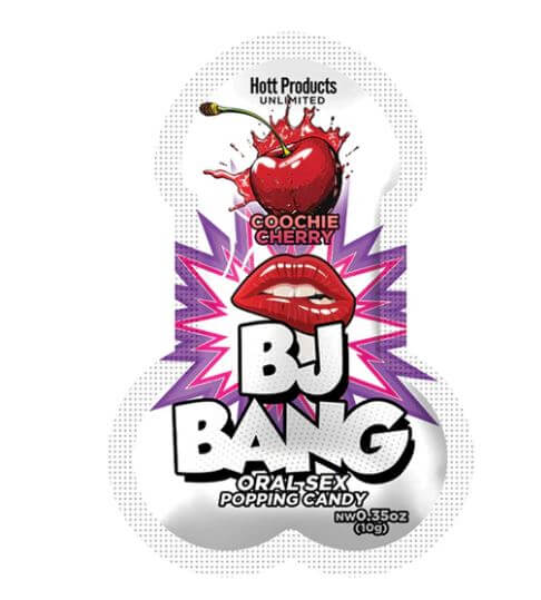 BJ Bang Cherry Popping Oral Candy - 24-Pack Bag for Fun & Flavorful Oral Play