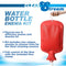 Clean Stream Water Bottle Enema Kit with red water bottle and features listed, including easy-to-use nozzles and flow control clamp.