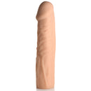 Jock Extra Long 1.5 Inch Penis Extension Light showing lifelike texture and smooth head for enhanced pleasure.