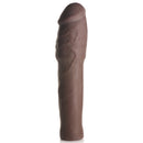 Jock Extra Thick 2 Inch Penis Extension Dark side view showing realistic texture and extra thickness for enhanced pleasure.