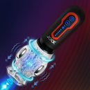 Jock Spinning and Thrusting Masturbator with 2 Bullets featuring motorized spinning and thrusting action.