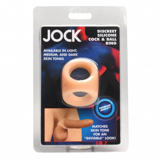 JOCK SILICONE COCK & BALL RING LIGHT-3