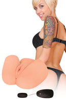 Mistress Zoe Jackhammer Butt Masturbator Vanilla with powerful vibration and realistic detail showcased.