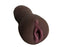 Mistress Brandy and Buffy vibrating stroker featuring double textured BioSkin material in chocolate.