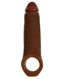 Jock 2 inches Enhancer with Ball Strap Brown for added length and stability during intimate play.