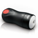 Jock Gyroblast Gyrating Sucking and Vibrating Masturbator with textured sleeve and control buttons.