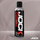 JOCK Extreme Water Based Anal Lubricant 8 Oz bottle with black and red label on a gray background.