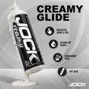 JOCK Creamy Cum Hybrid Lubricant 8 Oz with creamy glide, realistic feel, and easy cleanup features.