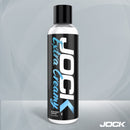 JOCK Extra Creamy Water Based Lubricant 8 Oz bottle showcasing its creamy texture and design.