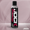 JOCK Rimming Lubricant 8 Oz Cherry bottle with water-based flavored formula for rimming and oral play.